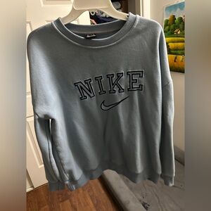 Teal Nike Blue Sweatshirt Large